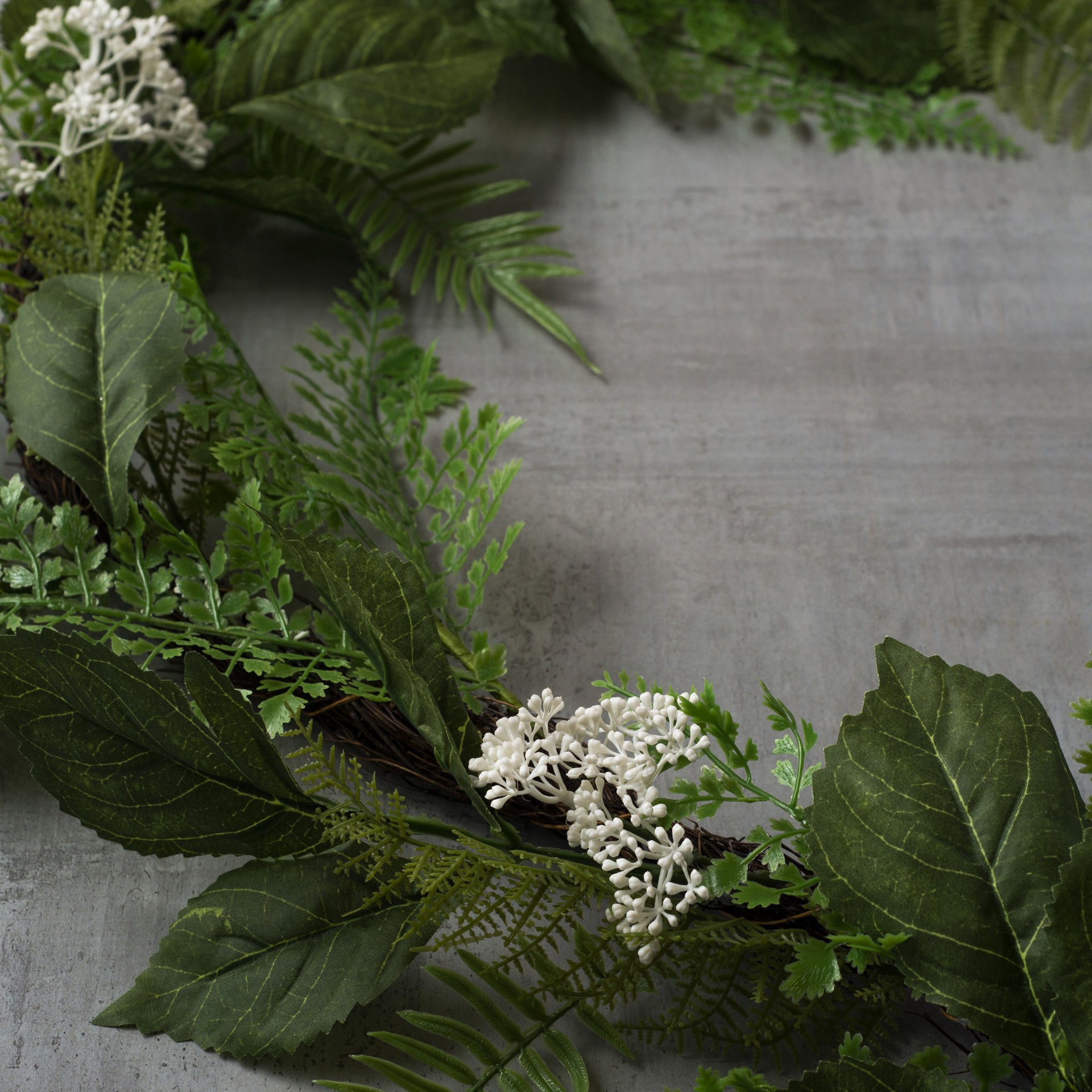 slide 2 of 5, 6ft. Mixed Lemon & Fern Leaf Garland By Ashland, 6 ft