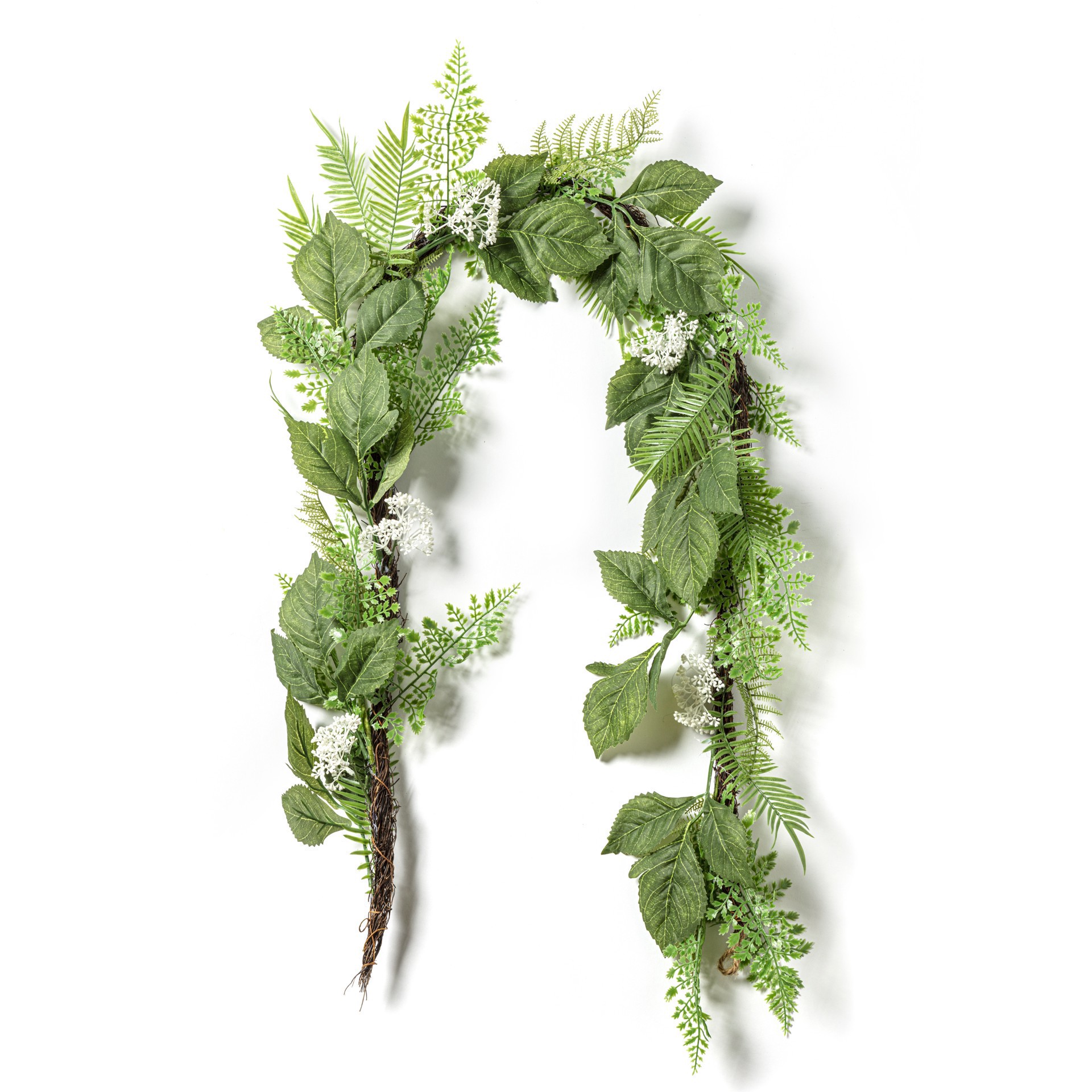 slide 3 of 5, 6ft. Mixed Lemon & Fern Leaf Garland By Ashland, 6 ft