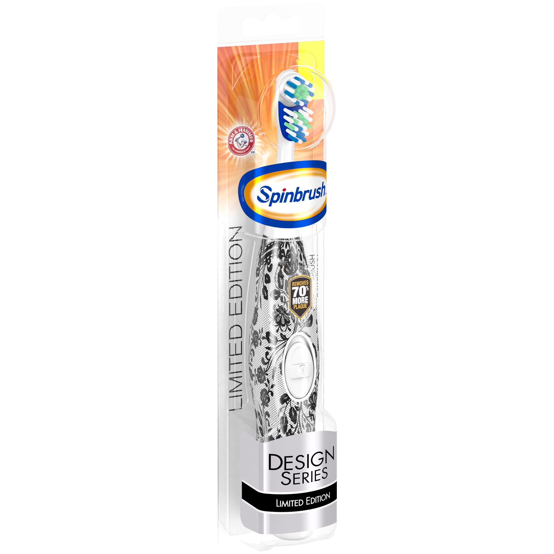 slide 2 of 3, Spinbrush Arm & Hammer Spinbrush Design Series Battery Toothbrush, 1 ct