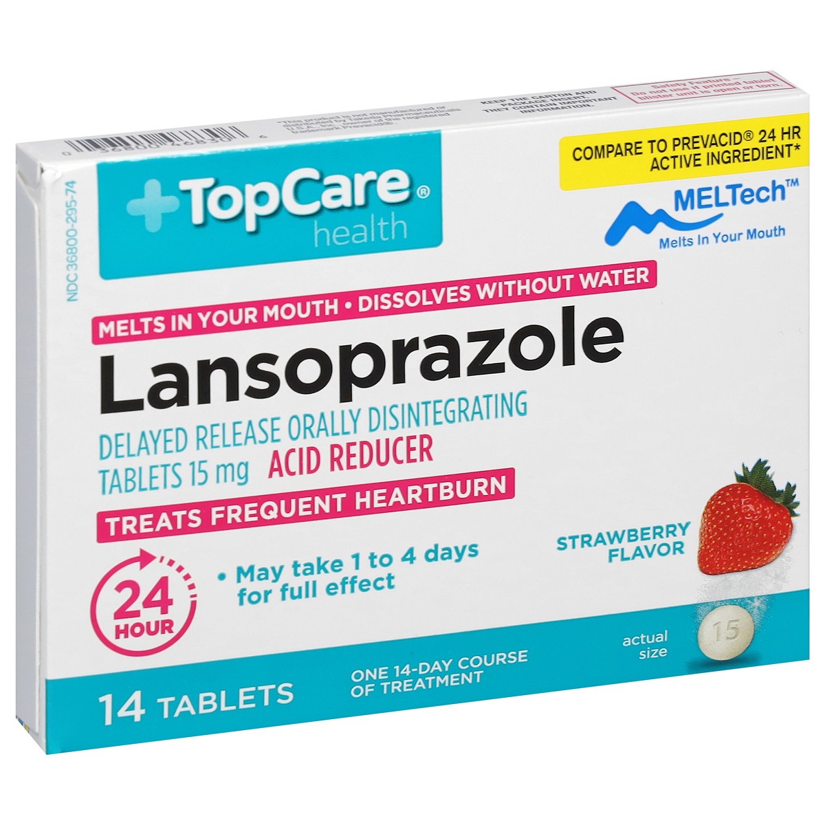 slide 8 of 10, Topcare Lansoprazole, 14 ct