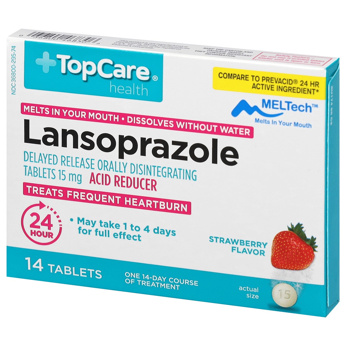 slide 3 of 10, Topcare Lansoprazole, 14 ct