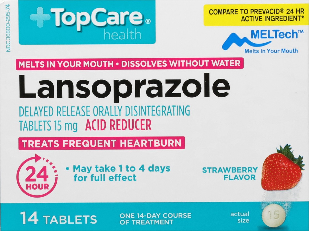 slide 2 of 10, Topcare Lansoprazole, 14 ct