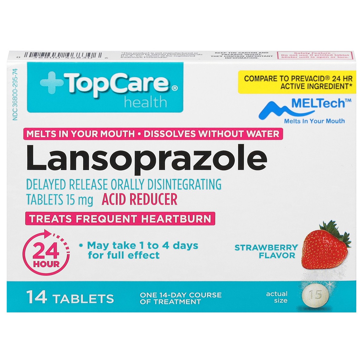 slide 10 of 10, Topcare Lansoprazole, 14 ct