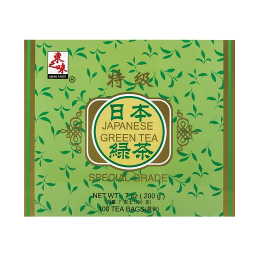 slide 1 of 1, Asian Taste Asn/Tas Teabag Japanese Green Tea 100Tb, 7 oz