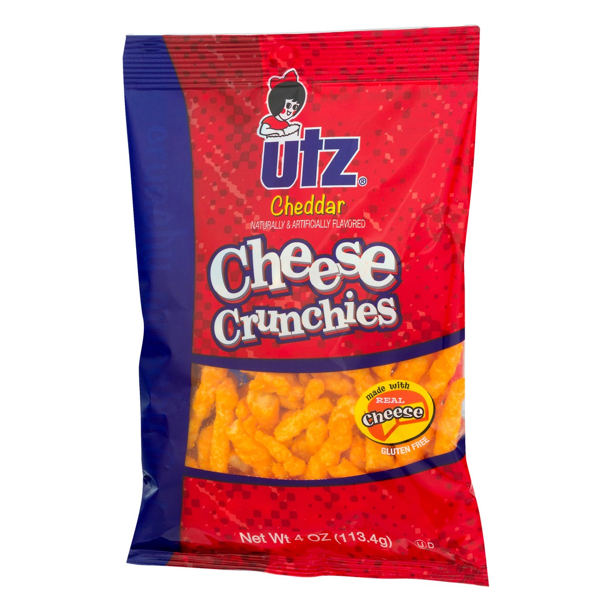 slide 9 of 11, Utz Cheddar Cheese Crunchies 4 oz, 4 oz