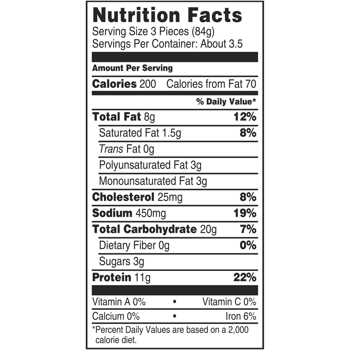 slide 5 of 11, TYSON ANYTIZERS Tyson Any'tizers Honey BBQ Boneless Chicken Bites, 10 oz. (Frozen), 283.50 g