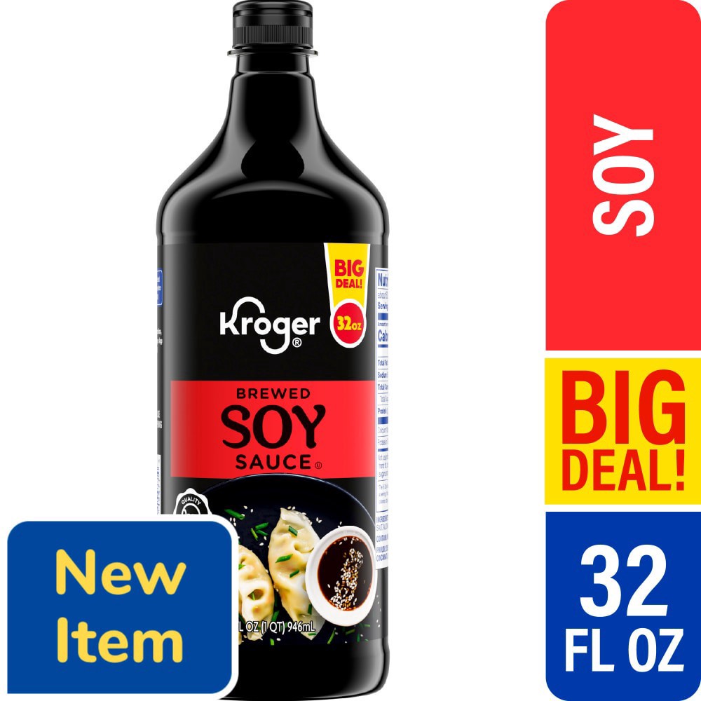 slide 1 of 1, Kroger® Brewed Soy Sauce BIG DEAL!, 32 fl oz