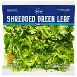 Kroger Shredded Green Leaf Lettuce