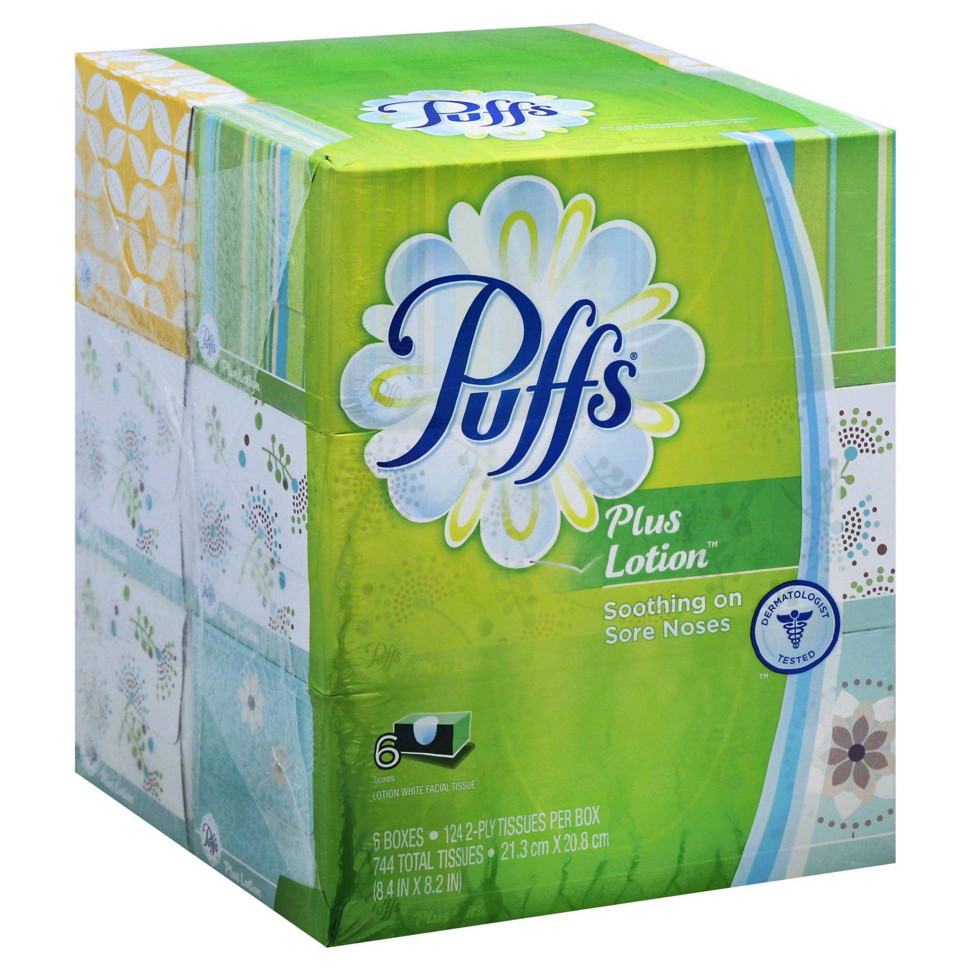 Puffs Plus Lotion Facial Tissues 6 ct | Shipt