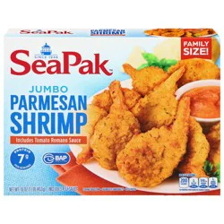 SeaPak Parmesan Shrimp Jumbo Family Size 16 oz