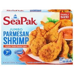 SeaPak Parmesan Shrimp Jumbo Family Size 16 oz