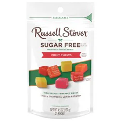 Russell Stover Sugar Free Fruit Chews Candy, 4.5 oz