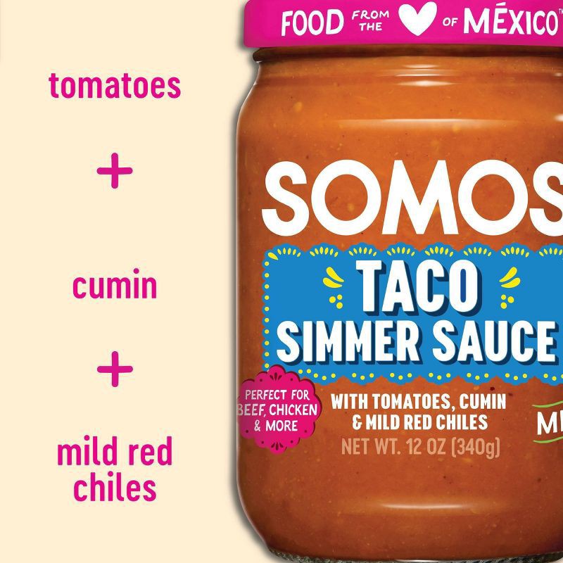 slide 2 of 6, SOMOS FOODS Somos Taco Simmer Sauce - 12oz,