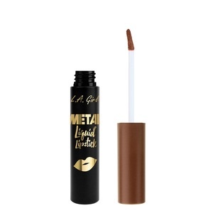 slide 1 of 1, L.A. Girl La Girl Metal Liquid Lipstick, Satin Gold, 0.24 oz