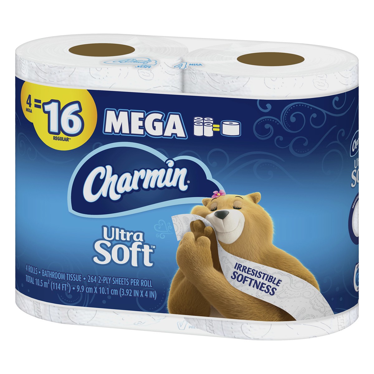 slide 2 of 5, Charmin Ultra Soft Toilet Paper Mega Rolls, 4 ct