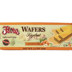 Flora Hazelnut Wafers - 150 gram