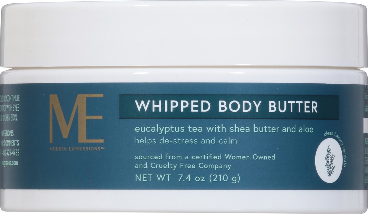 slide 10 of 12, Modern Expressions Whipped Body Butter Eucalyptus Tea with Shea Butter and Aloe 7.4 oz, 7.4 oz