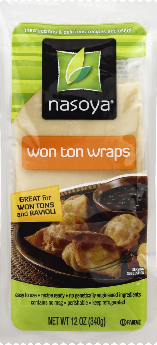 slide 5 of 6, Nasoya All Natural Won Ton Wraps, 12 oz