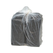 slide 1 of 1, EarthChoice Single Compartment Black Hinged Container, 400 ct