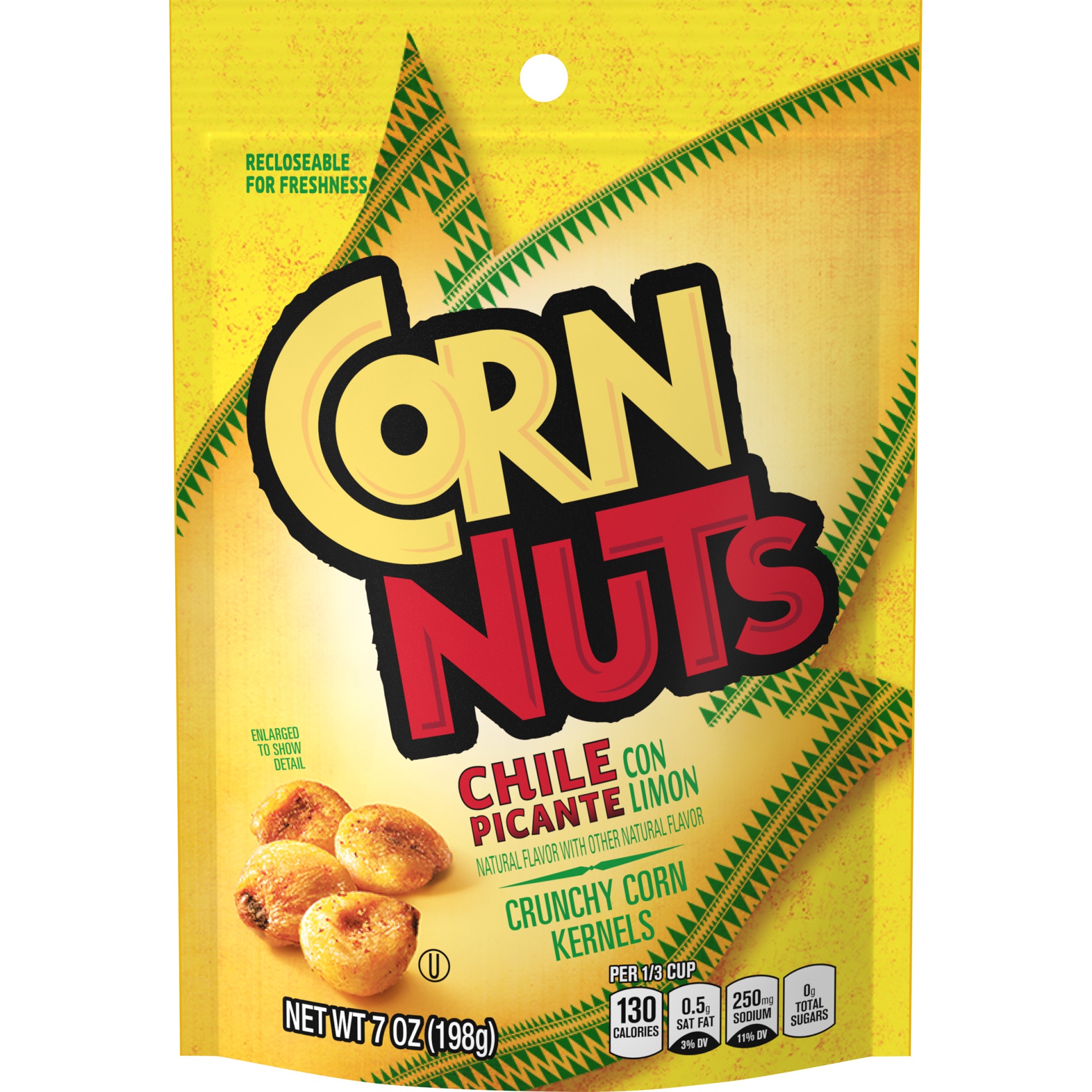 slide 1 of 2, Corn Nuts Crunchy Chile Picante Con Limon Corn Kernels 7 oz, 7 oz