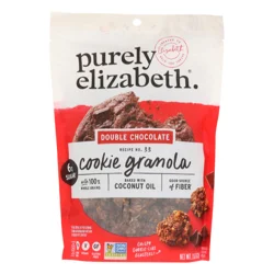 Purely Elizabeth Double Chocolate Cookie Granola Gluten-Free Non GMO 11 oz