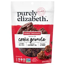 Purely Elizabeth Double Chocolate Cookie Granola Gluten-Free Non GMO 11 oz