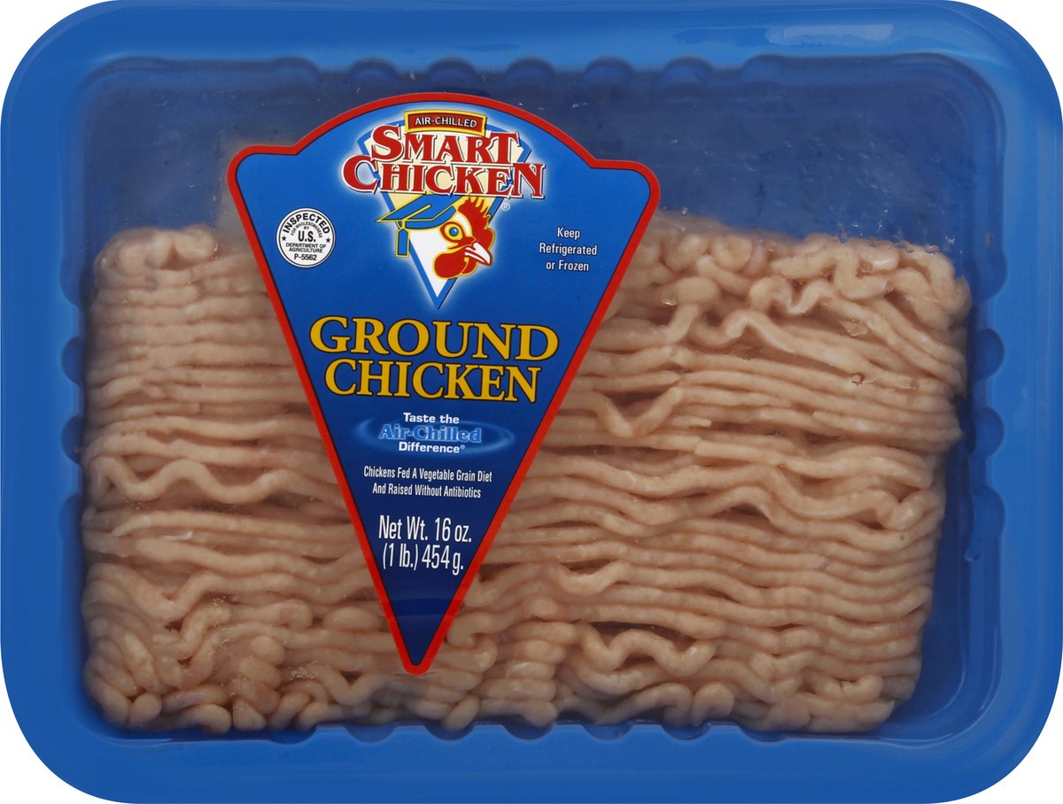 slide 1 of 9, Smart Chicken Ground Chicken - 16oz, 16 oz