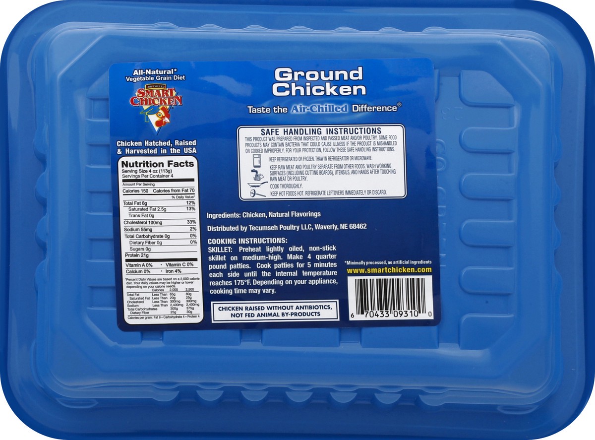 slide 7 of 9, Smart Chicken Ground Chicken - 16oz, 16 oz