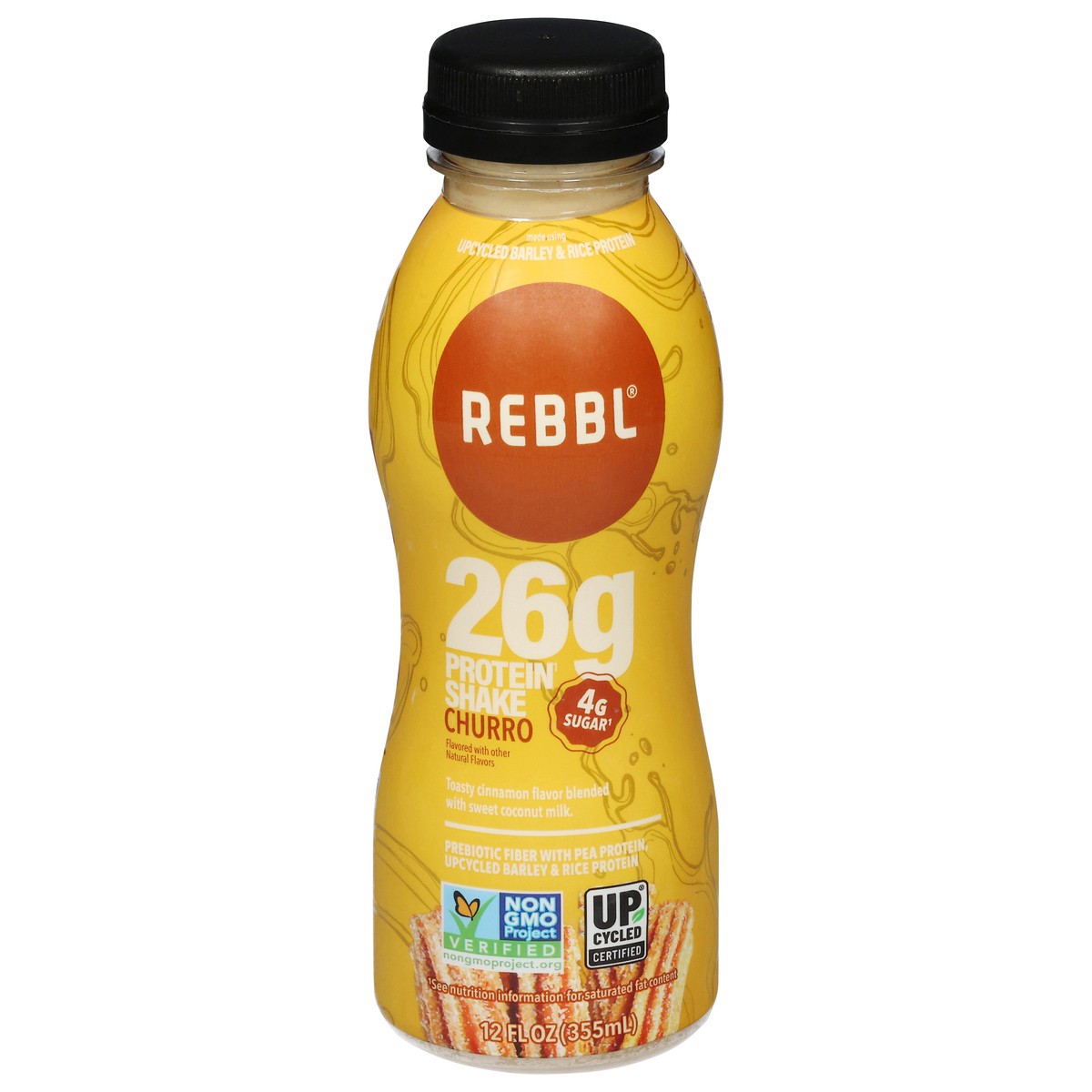 slide 14 of 15, Rebbl 26G Pb Protein Drink Churro 12 Oz, 12 oz
