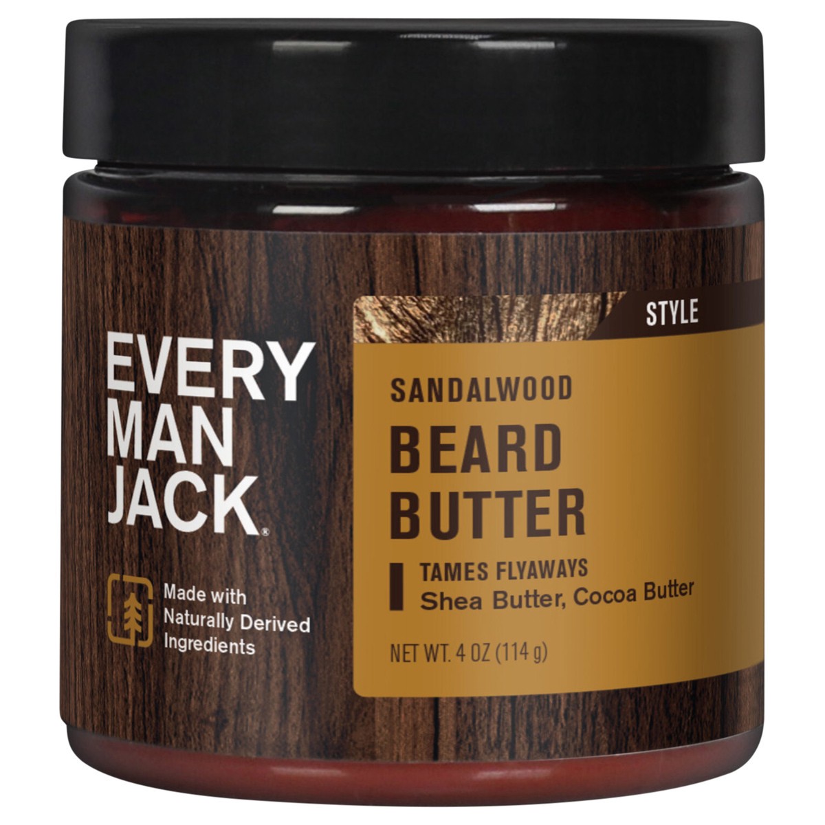 slide 1 of 77, Every Man Jack Sandalwood Hydrating Beard Butter for Men, Naturally Derived, 4 oz, 1 ct