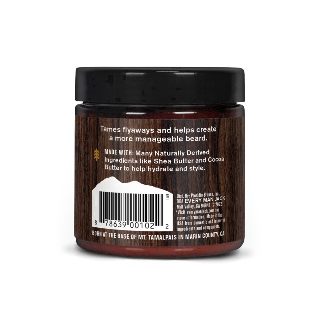 slide 33 of 77, Every Man Jack Sandalwood Hydrating Beard Butter for Men, Naturally Derived, 4 oz, 1 ct