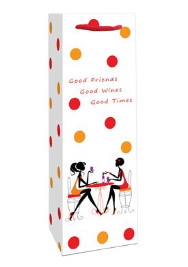 slide 1 of 1, Bella Vita Bottle Bag - Girl Talk, 1 ct