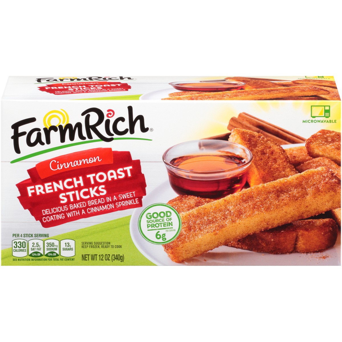 slide 1 of 13, Farm Rich Cinnamon French Toast, 12 oz