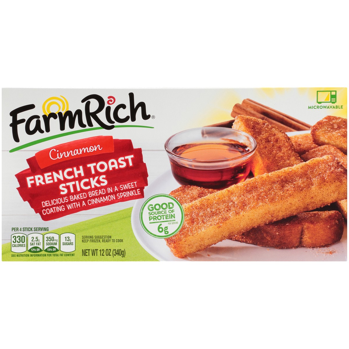 slide 1 of 13, Farm Rich Cinnamon French Toast, 12 oz