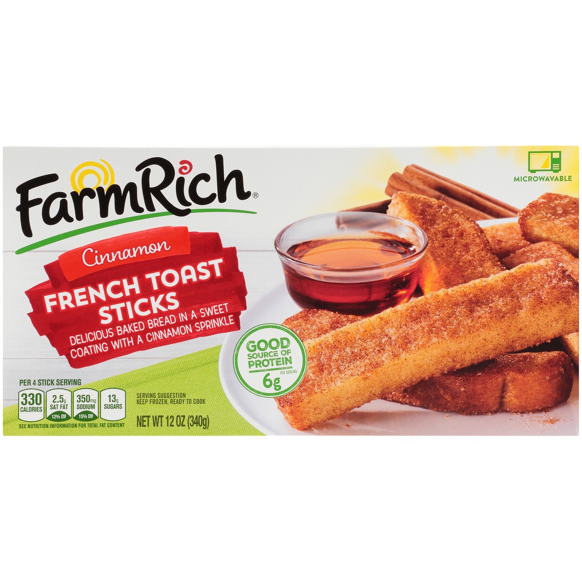 slide 3 of 13, Farm Rich Cinnamon French Toast, 12 oz