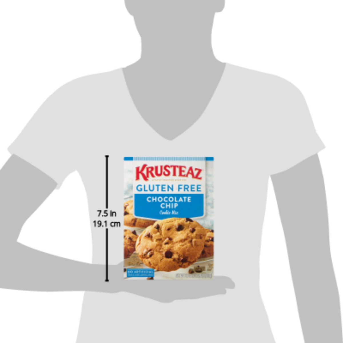 slide 9 of 11, Krusteaz Gluten Free Chocoalte Chip Cookie, 18 oz