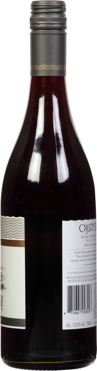 slide 5 of 9, Oyster Bay Pinot Noir Red Wine, 750 ml