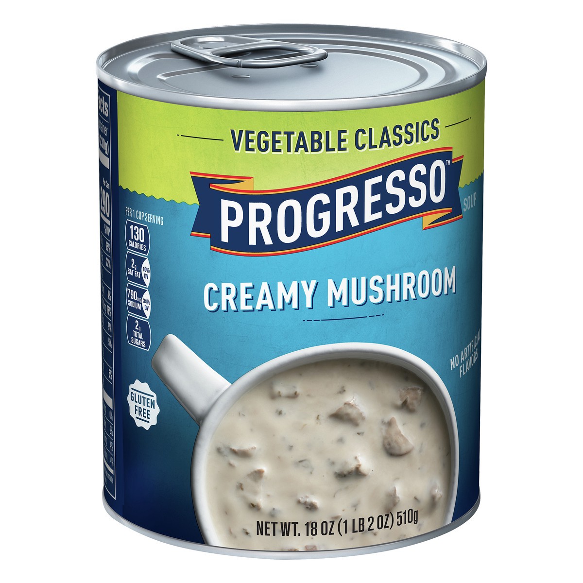 slide 3 of 9, Progresso Vegetable Classics, Creamy Mushroom Canned Soup, Gluten Free, 18 oz., 18 oz