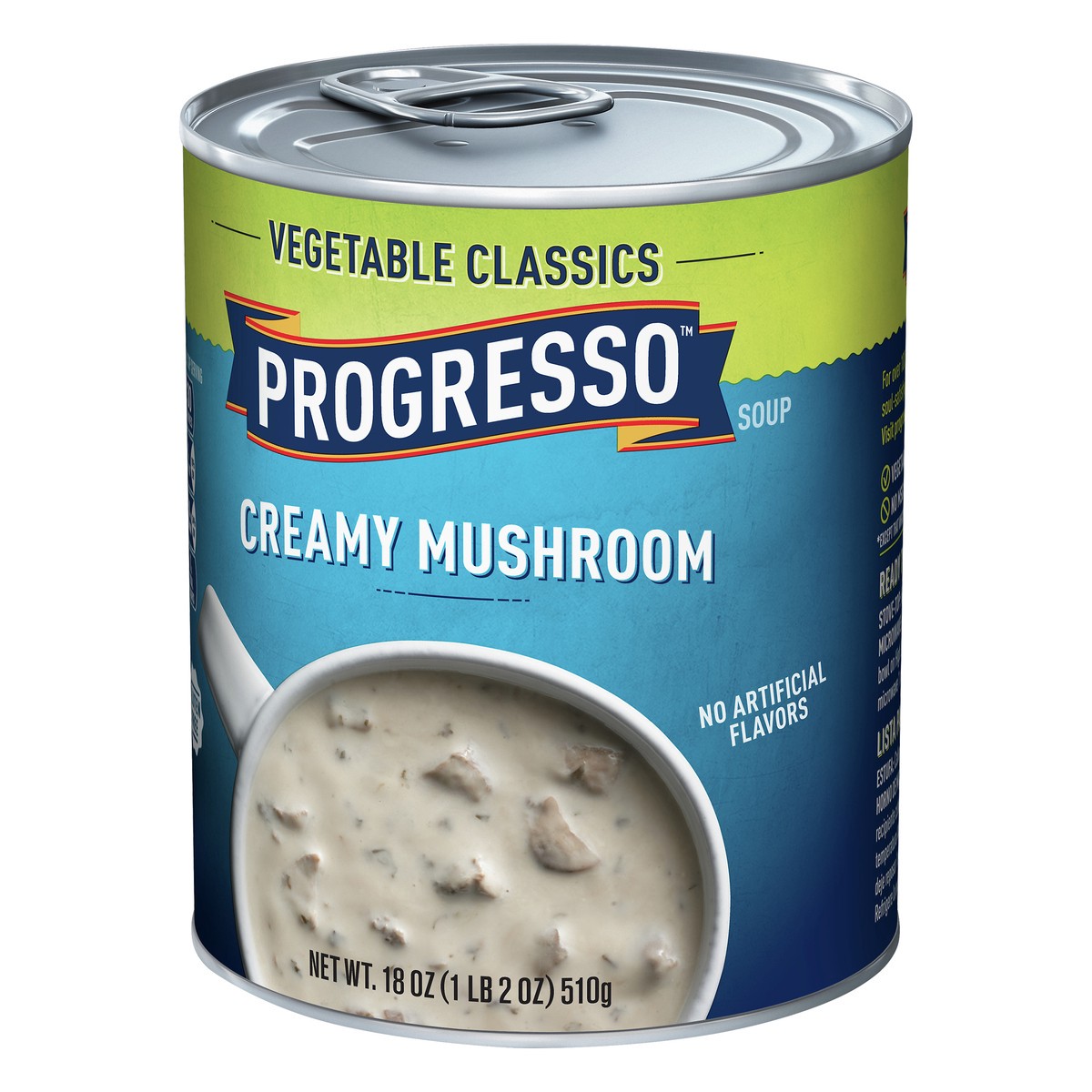 slide 2 of 9, Progresso Vegetable Classics, Creamy Mushroom Canned Soup, Gluten Free, 18 oz., 18 oz