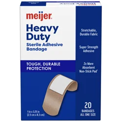 Meijer Extreme Hold Adhesive Bandages, 20 Pk