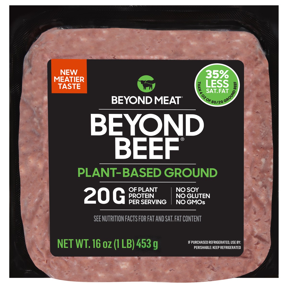 slide 13 of 13, Beyond Meat Plant Based Ground Beef, 1 lb