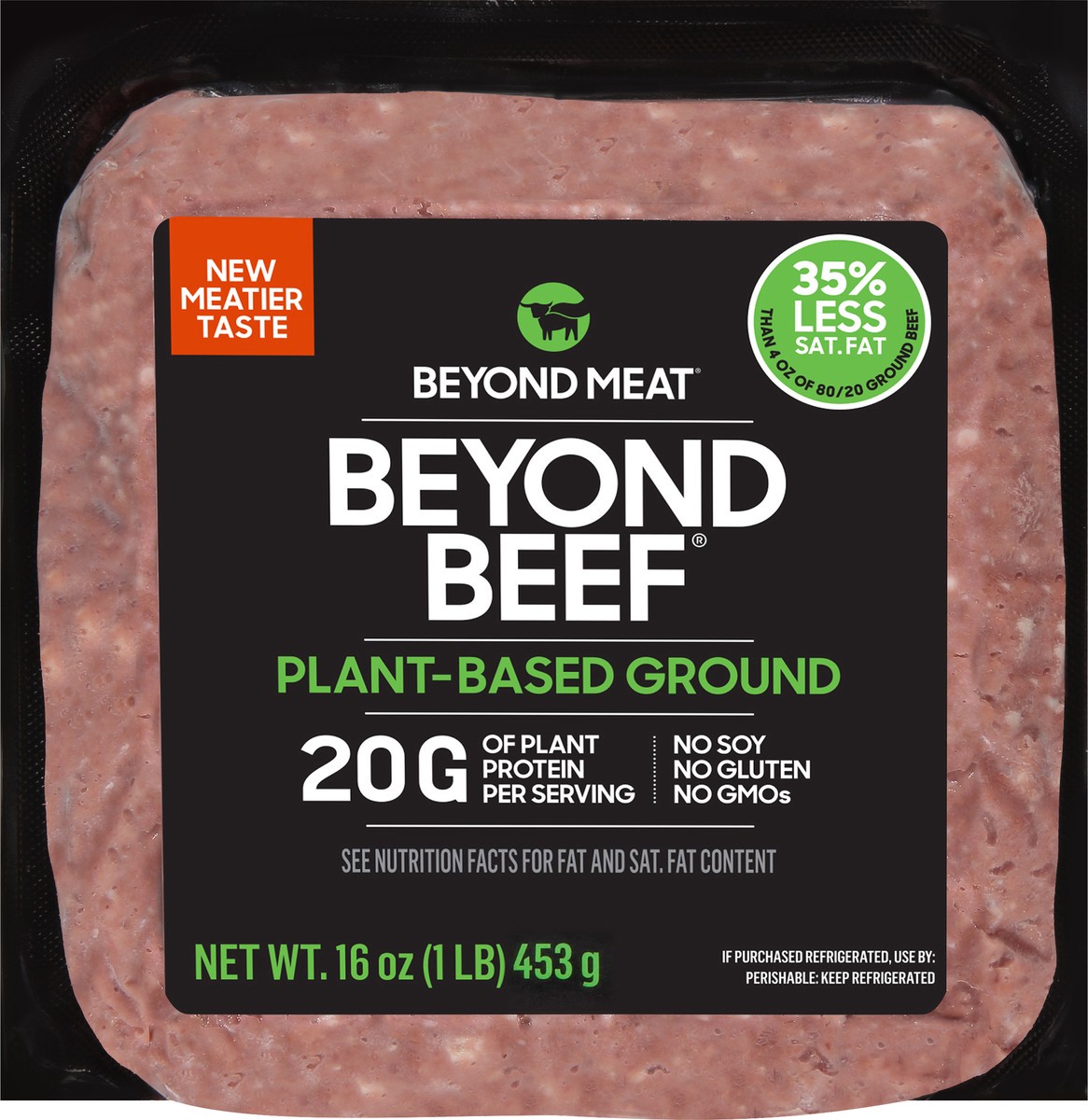 slide 7 of 13, Beyond Meat Plant Based Ground Beef, 1 lb