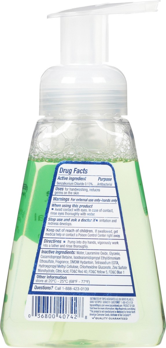 slide 6 of 13, TopCare Everyday Antibacterial Cucumber Melon Foaming Hand Soap 7.5 oz , 7.5 oz