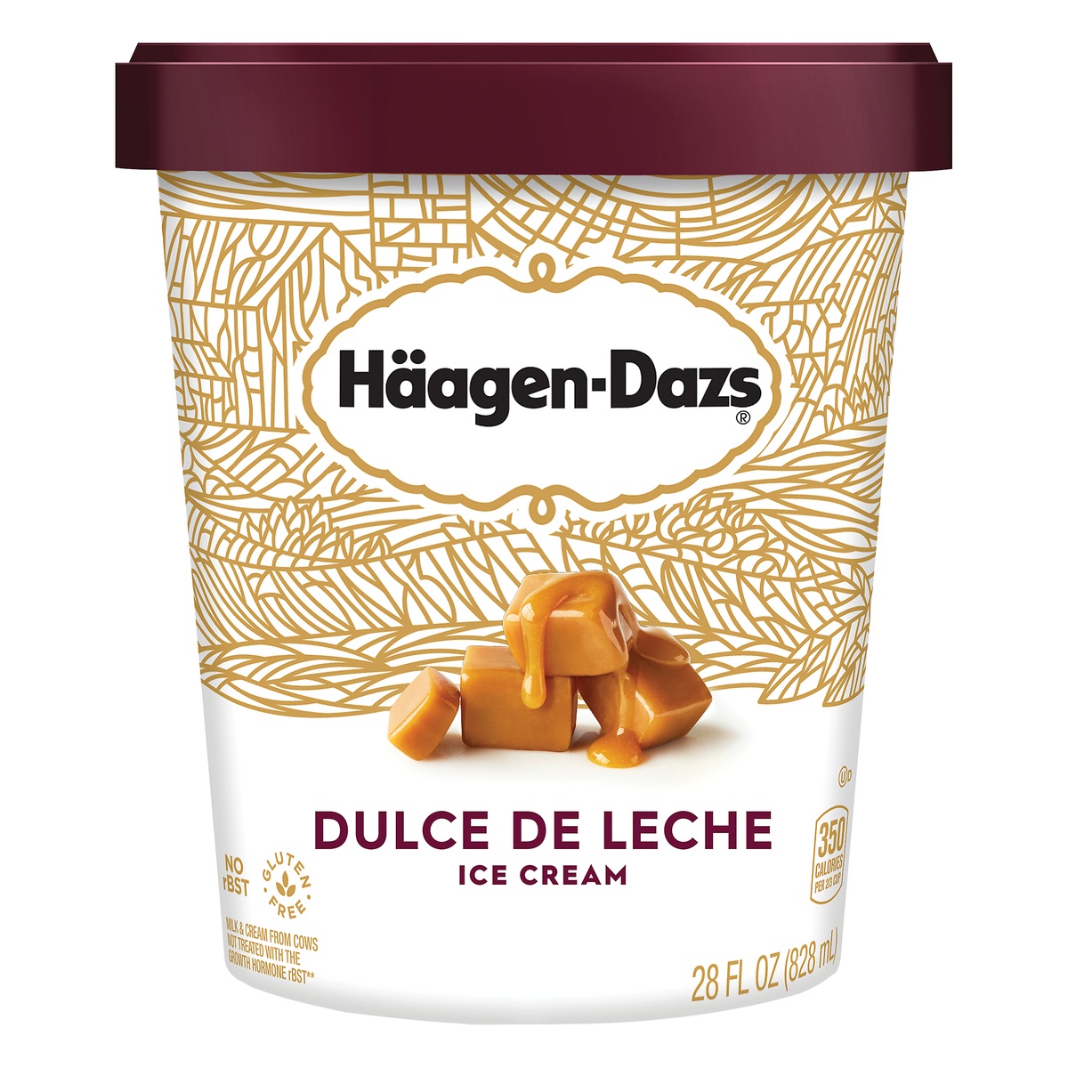 slide 1 of 1, Häagen-Dazs Dulce de Leche Ice Cream, 28 oz