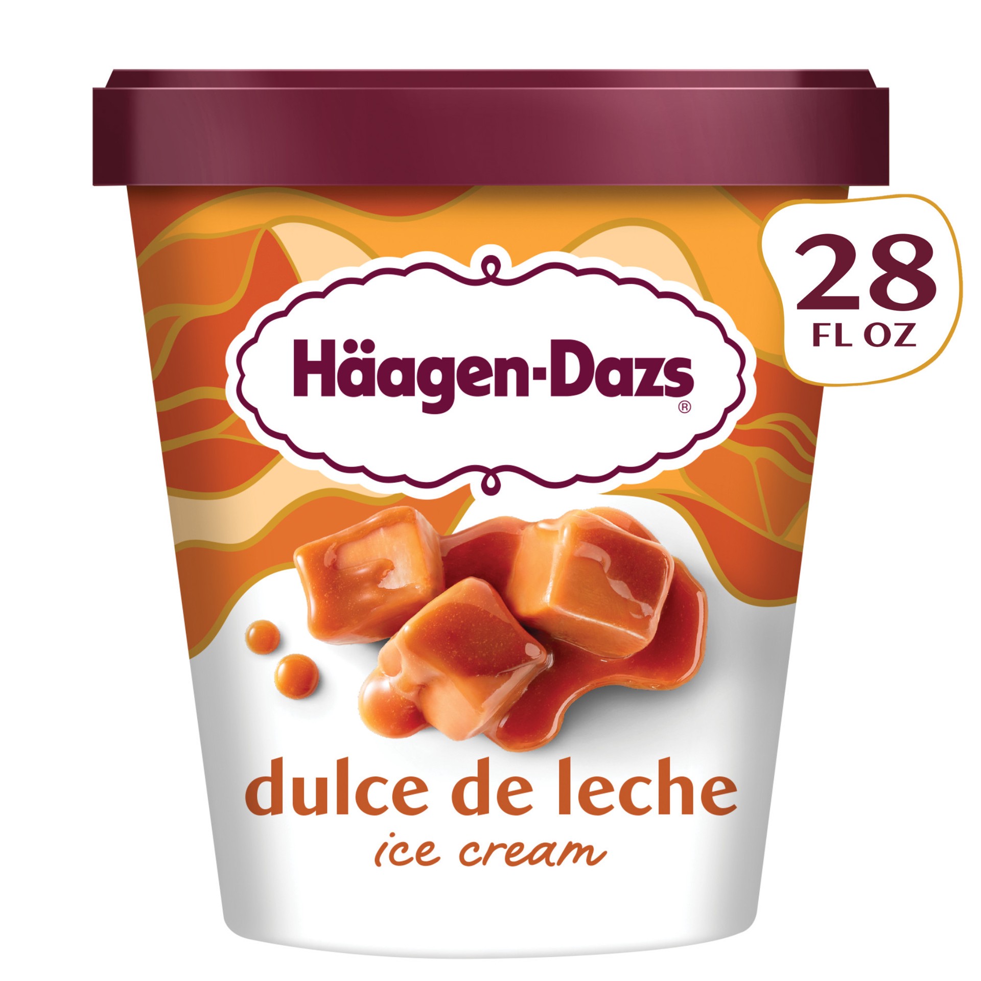 slide 1 of 5, Häagen-Dazs Haagen Dazs Dulce De Leche 28Oz, 28 oz