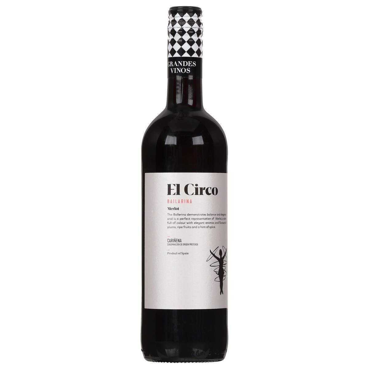 slide 2 of 9, Grande Vinos Merlot, El Circo, 750 ml