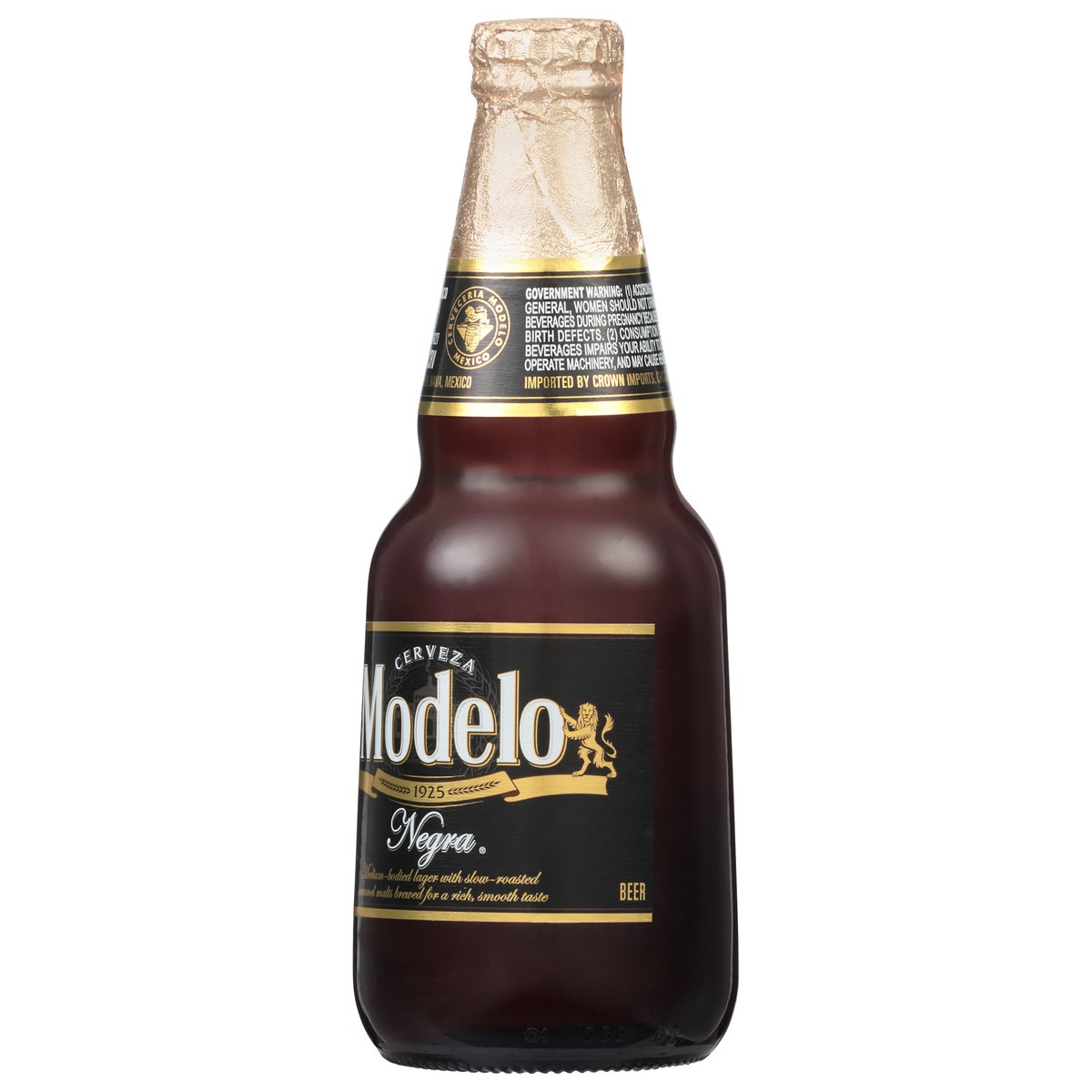 slide 7 of 10, Modelo Negra Amber Lager Mexican Import Beer, 12 fl oz Bottle, 5.4% ABV, 12 fl oz