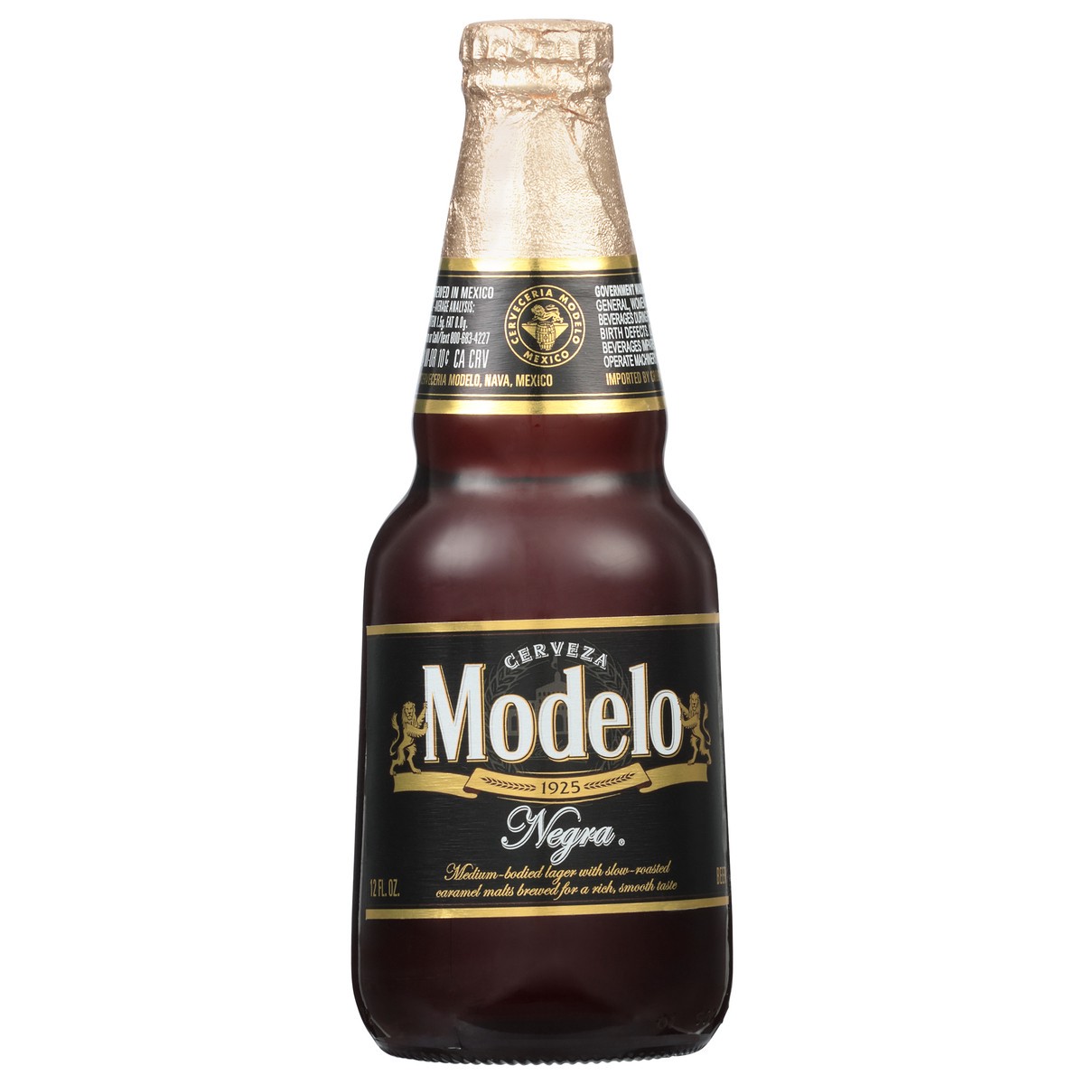 slide 8 of 10, Modelo Negra Amber Lager Mexican Import Beer, 12 fl oz Bottle, 5.4% ABV, 12 fl oz