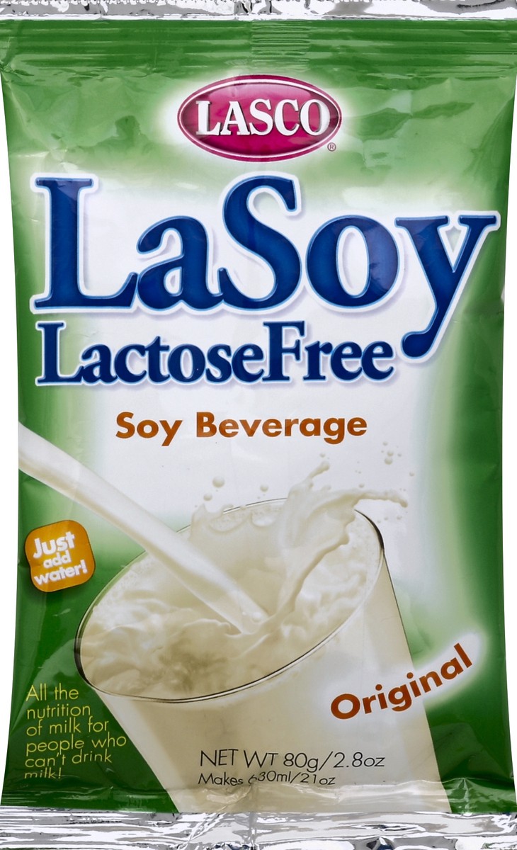 slide 5 of 5, Lasco Soy Beverage, Original, Lactose Free, 2.8 oz