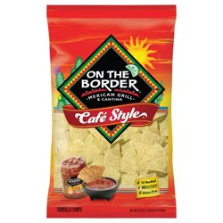 On The Border Cafe Style Tortilla Chips 22.25 oz